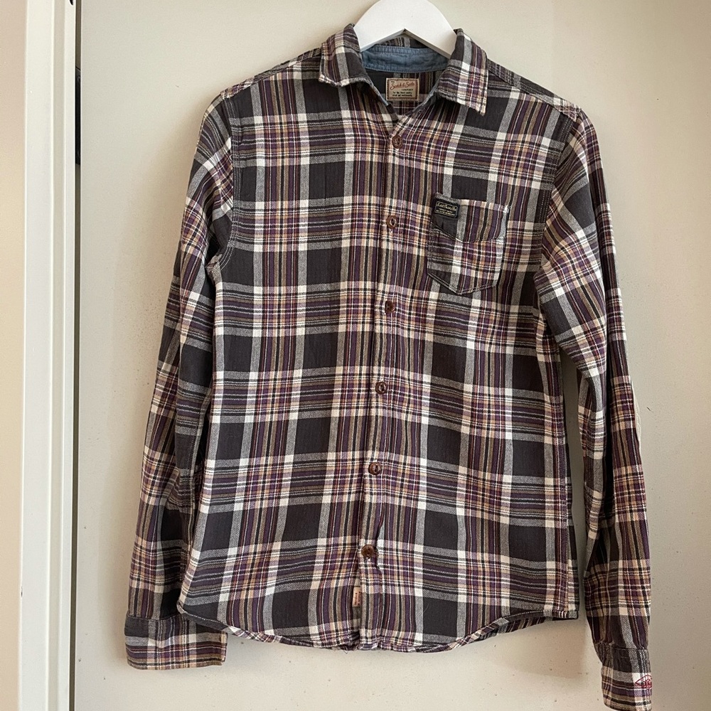 Scotch & Soda Plaid Button Down Shirt - Picture 1 of 5